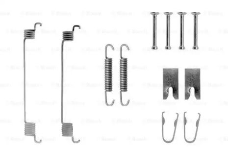 Монтажный к-кт тормозных колодок MAZDA 2, FORD FIESTA, FORD STREET, BOSCH (1987475274)