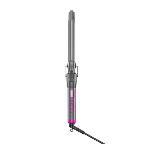 Електрична плойка для волосся Hoco HP43 із цифровим дисплеєм, 25 мм, 120–220°C gray Електрична плойка для волосся Hoco HP43 із цифровим дисплеєм, 25 мм, 120–220°C gray