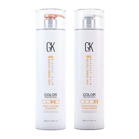 Набір GKhair Global Keratin Moisturizing зволожуючі шампунь та кондиціонер 1000 + 1000 мл
