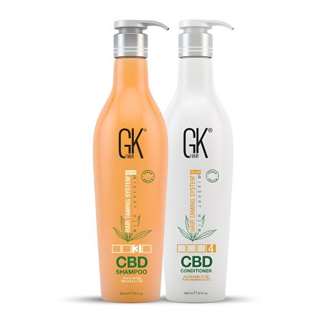 Набор GKhair СВD Vegan веган шампунь и кондиционер для питания волос 2х650 мл Набор GKhair СВD Vegan веган шампунь и кондиционер для питания волос 2х650 мл