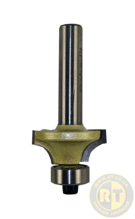 Кромочная калевочная фреза D-24,7 мм, R-6 мм, d-6 мм Pobedit P-1017-06-06