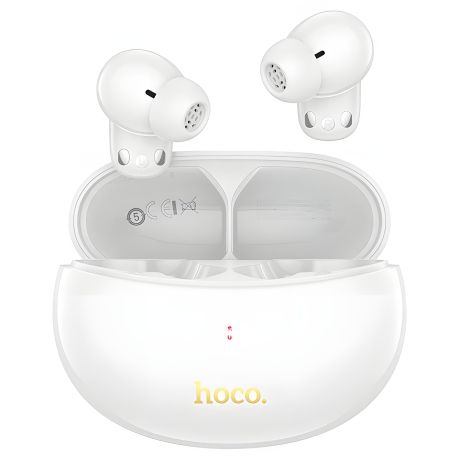 Навушники HOCO EQ17 Praise true wireless ANC noise cancelling BT headset, BT5.4, 40mAh, 400mAh, 7h, white Навушники HOCO EQ17 Praise true wireless ANC noise cancelling BT headset, BT5.4, 40mAh, 400mAh, 7h, white