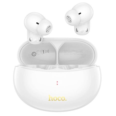Навушники HOCO EQ17 Praise true wireless ANC noise cancelling BT headset, BT5.4, 40mAh, 400mAh, 7h, white