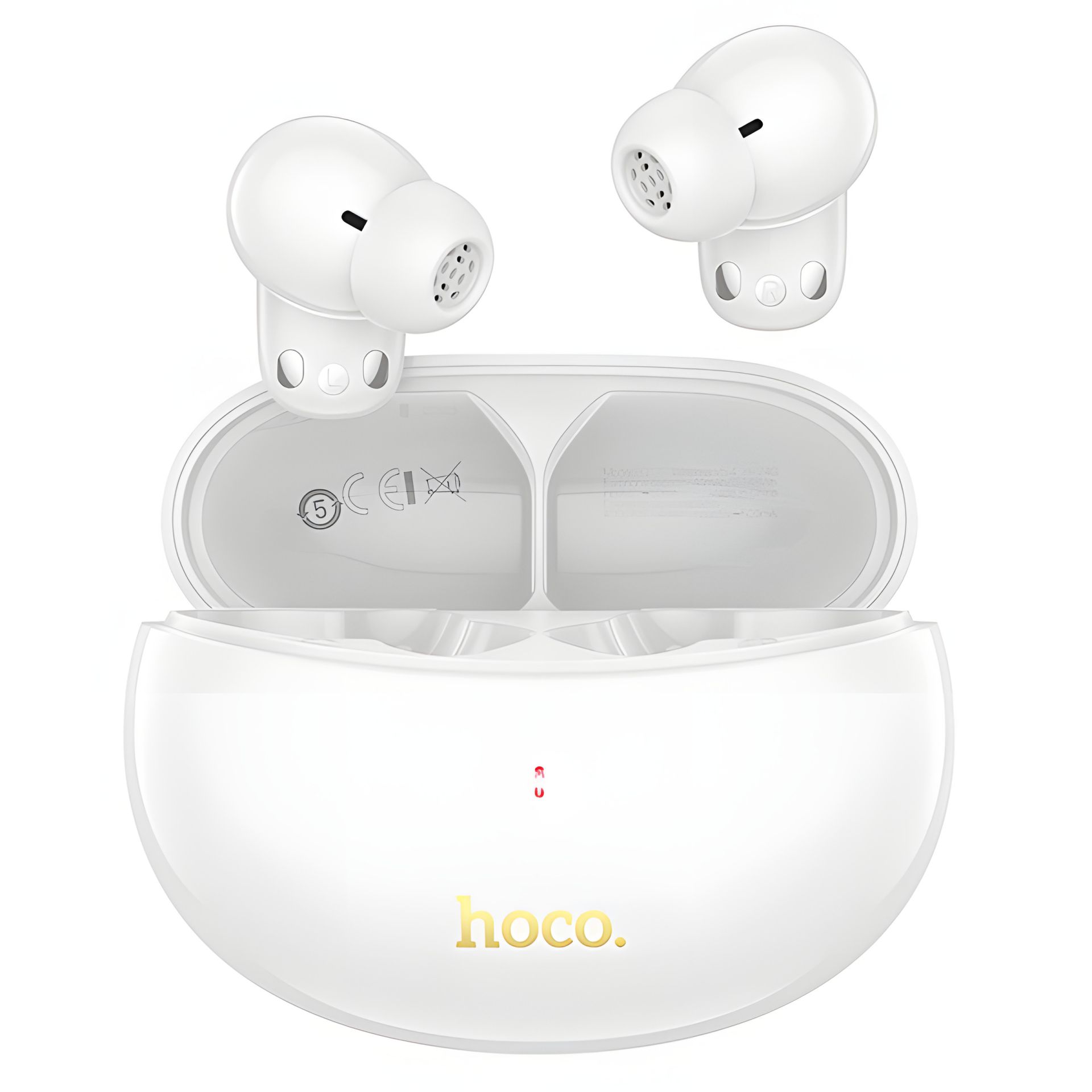 Навушники HOCO EQ17 Praise true wireless ANC noise cancelling BT headset, BT5.4, 40mAh, 400mAh, 7h, white Навушники HOCO EQ17 Praise true wireless ANC noise cancelling BT headset, BT5.4, 40mAh, 400mAh, 7h, white