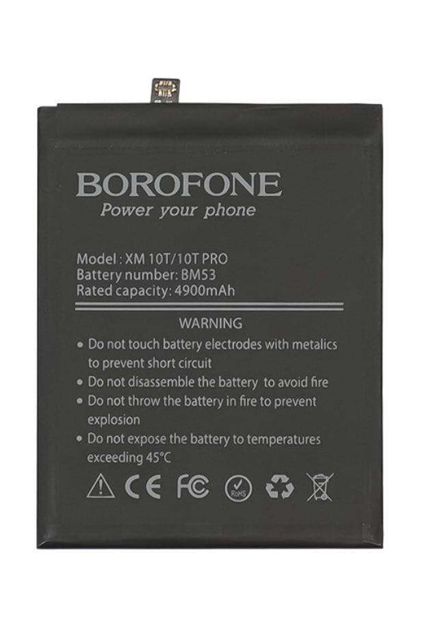 Аккумулятор Borofone BM53 для Xiaomi Mi 10T/ Mi 10T Pro/ Redmi K30 Аккумулятор Borofone BM53 для Xiaomi Mi 10T/ Mi 10T Pro/ Redmi K30