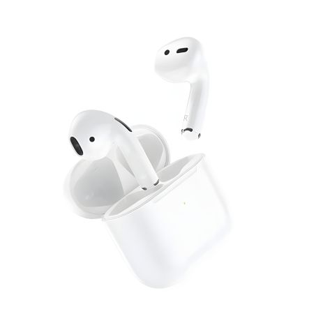 Bluetooth стерео гарнітура Borofone BW34, BT5.3, 30mAh, 200mAh, 4h, Білий Bluetooth стерео гарнітура Borofone BW34, BT5.3, 30mAh, 200mAh, 4h, Білий