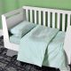 Дитячий постільний комплект PAPAELLA з вишивкою, м'ятний (8-35772*002) Дитячий постільний комплект PAPAELLA з вишивкою, м'ятний (8-35772*002)