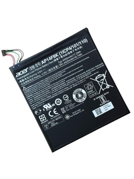 Батарея для планшета Acer Iconia Tab A1-840 A1-850 A1-860 One 8 B1-810 B1-820 B1-830 AP14F8K