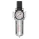 Фільтр-регулятор з індикатором тиску 1/4" (0-10 бар, температура повітря 5-60С.10Мк) ROCKFORCE FORSAGE RF-AFR802