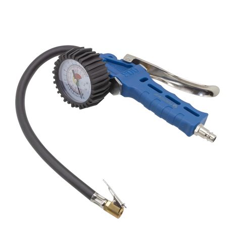 Пістолет для підкачування шин з манометром та шлангом (0-16Bar) FORSAGE F-STG-29