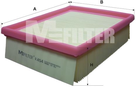 Повітряний фільтр PEUGEOT 206, CITROËN XSARA, M-FILTER (K454)