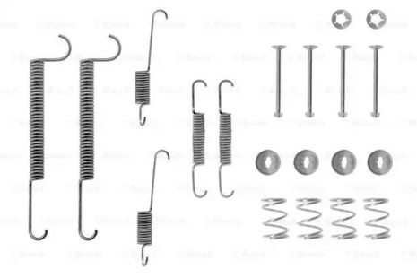 Монтажный к-кт тормозных колодок BEDFORD BRAVA, OPEL KADETT, OPEL CORSA, BOSCH (1987475098)