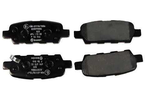 Задние тормозные колодки KOLEOS, INFINITI G, BREMBO (P56046)