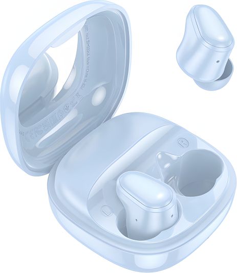 HOCO EQ13 бездротові навушники TWS, BT5.3, 40mAh, 400mAh, 7h, mic, blue