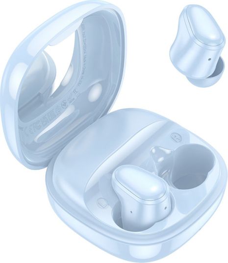 Навушники бездротові TWS HOCO EQ13, BT5.3, 40mAh, 400mAh, 7h, mic, blue