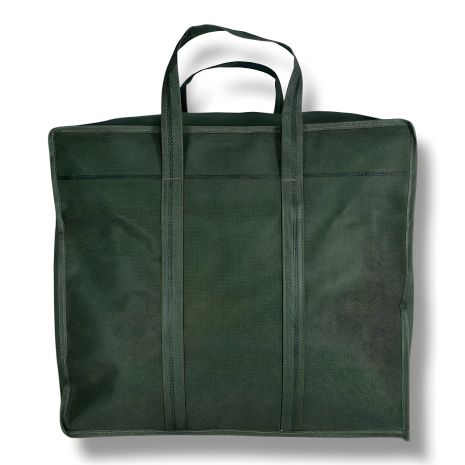 Практична зелена екосумка зі спанбонду для зберігання та перенесення речей