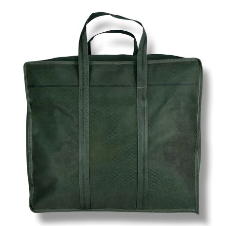 Зеленая эко сумка для хранения вещей из спанбонда Зеленая эко сумка для хранения вещей из спанбонда