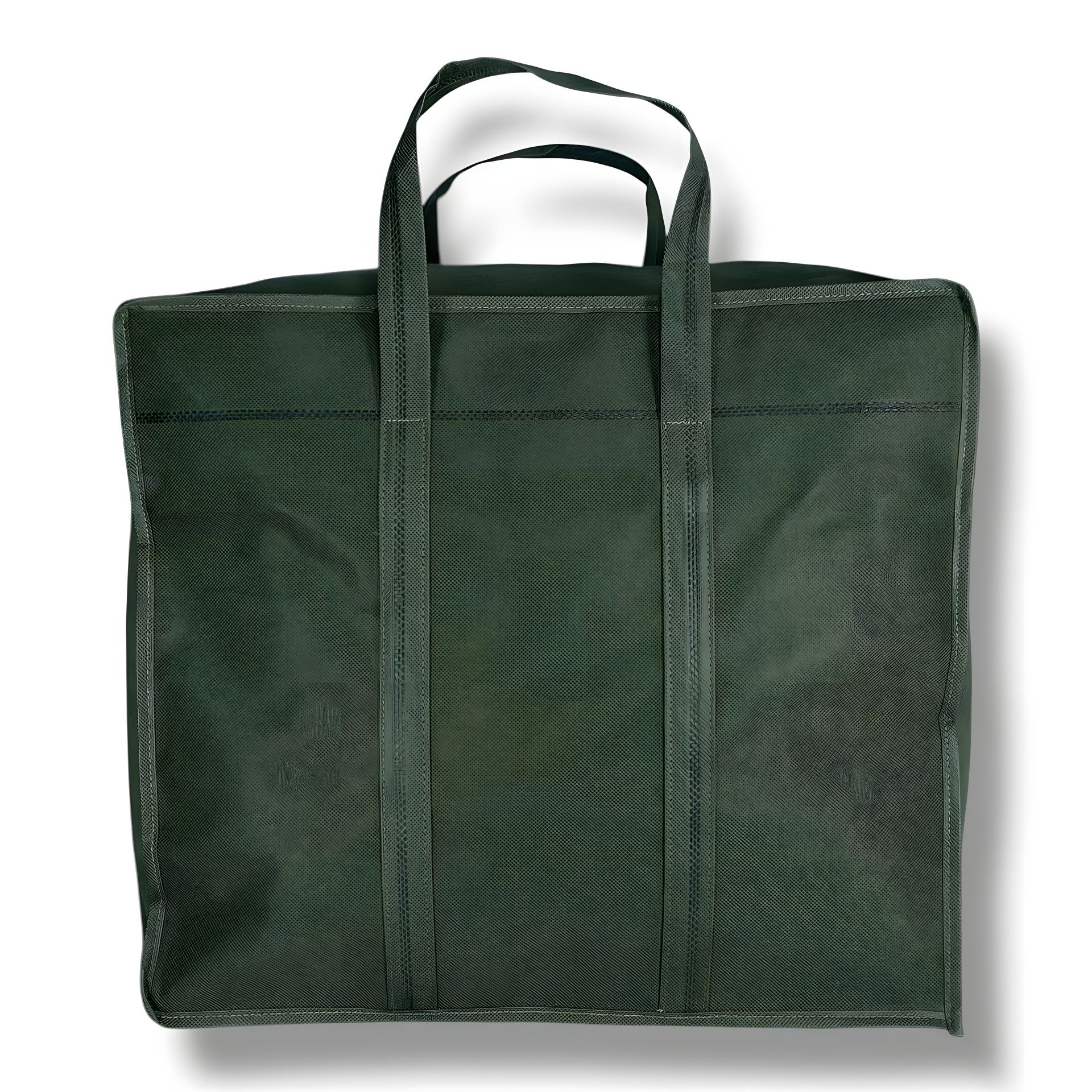 Зелена екосумка зі спанбонду для зберігання речей Зелена екосумка зі спанбонду для зберігання речей