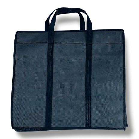 Еко сумка для зберігання речей зі спанбонду сірого кольору Еко сумка для зберігання речей зі спанбонду сірого кольору