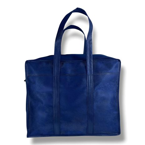 Эсумка из спанбонда, синяя для хранения и переноса вещей Эсумка из спанбонда, синяя для хранения и переноса вещей