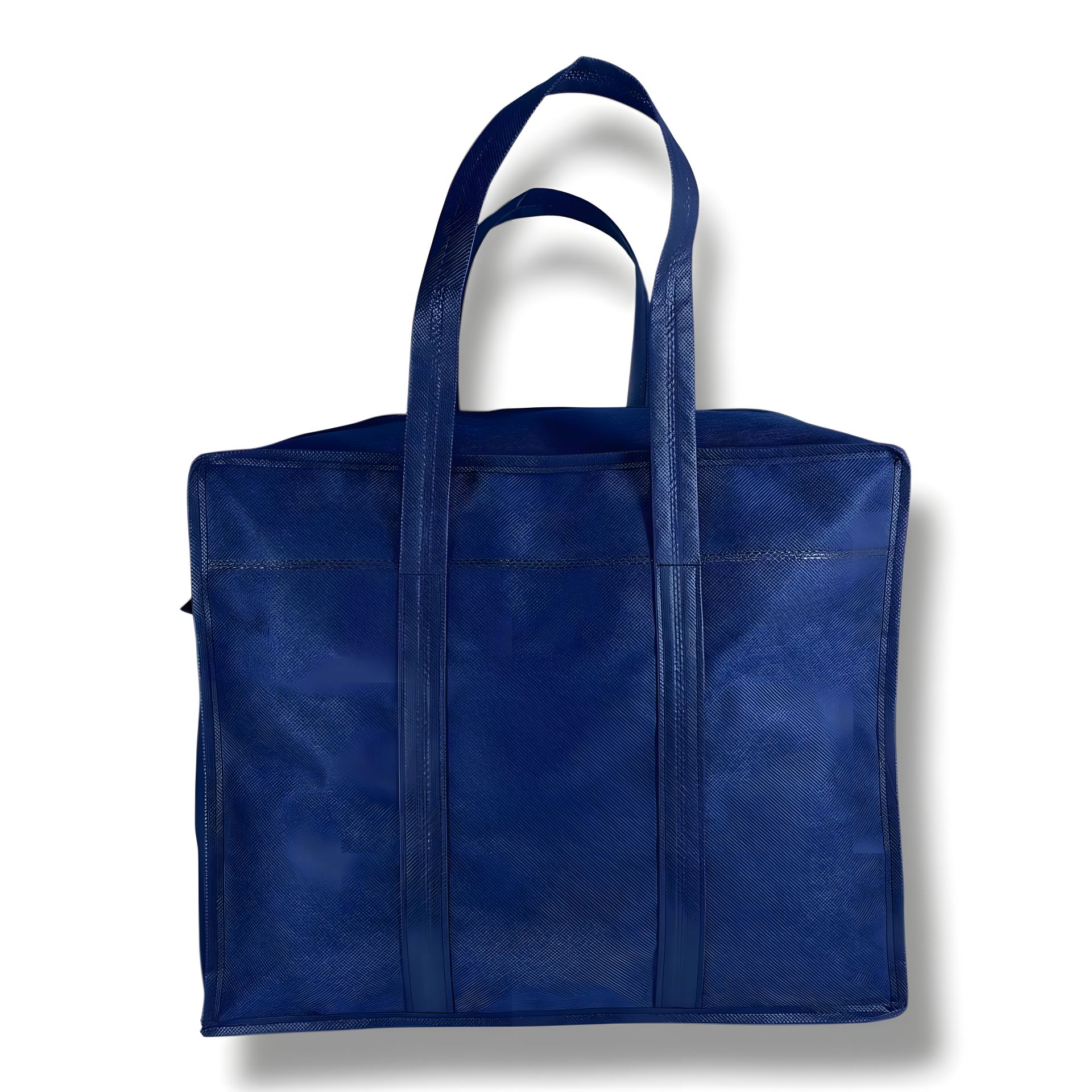 Эсумка из спанбонда, синяя для хранения и переноса вещей Эсумка из спанбонда, синяя для хранения и переноса вещей