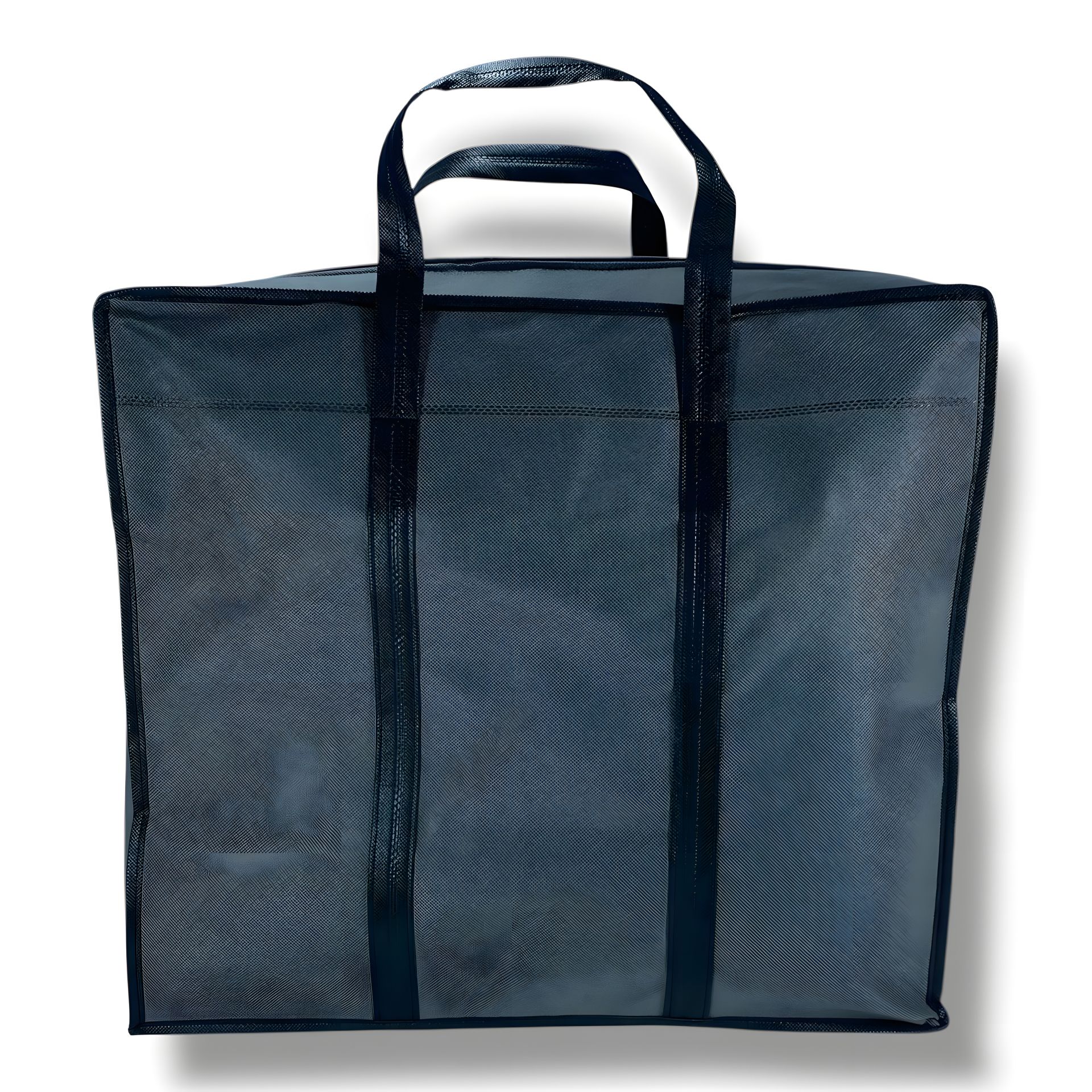 Сірого кольору екосумка з спанбонд для зберігання та перенесення речей Сірого кольору екосумка з спанбонд для зберігання та перенесення речей