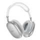 Беспроводные наушники Hoco W55 Plus |ANC, BT5.4, 65-90h, AUX/TF| накладные silver