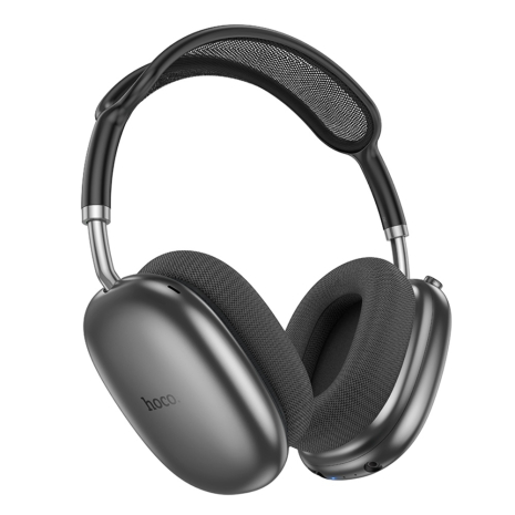 Бездротові навушники Hoco W55 Plus | ANC, BT5.4, 65-90h, AUX / TF | накладні deep space gray