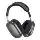 Беспроводные наушники Hoco W55 Plus |ANC, BT5.4, 65-90h, AUX/TF| накладные deep space gray
