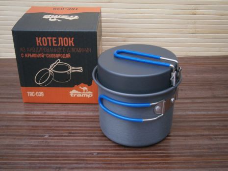 Туристичний казанок 0,9 л. анодований Tramp TRC-039.