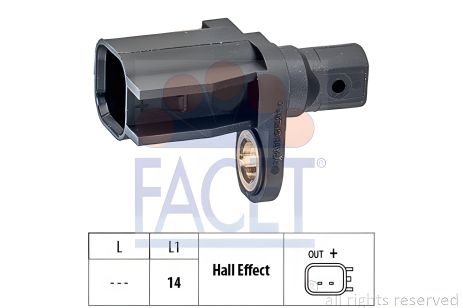 Датчик ABS VOLVO S60, MAZDA 5, FORD S-MAX, FACET (210018) Датчик ABS VOLVO S60, MAZDA 5, FORD S-MAX, FACET (210018)