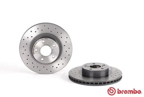 Диск тормозной TOYOTA GT, SUBARU IMPREZA, SUBARU LEGACY, BREMBO (0956742X)