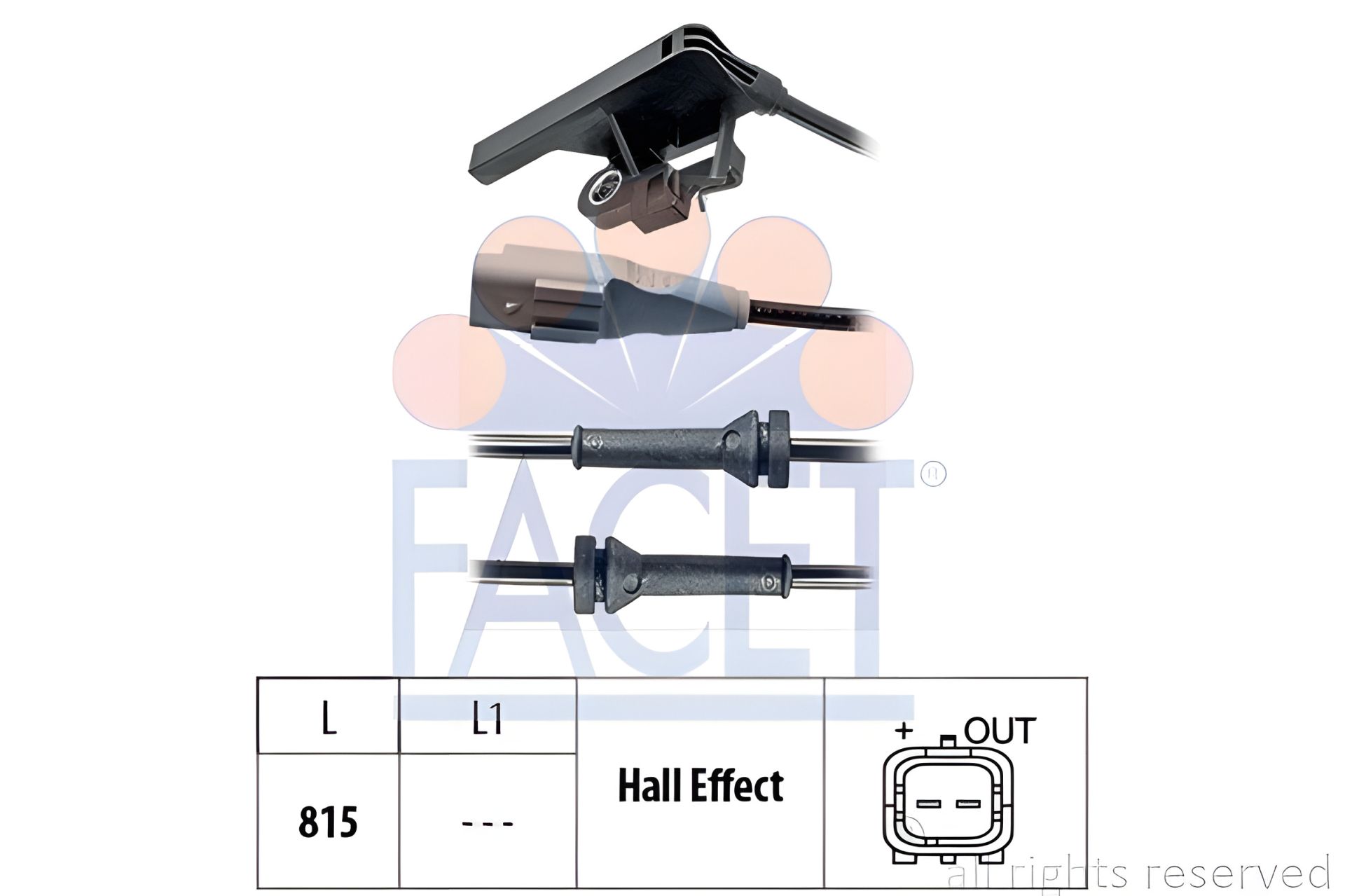 ABS датчик CITROËN C4, PEUGEOT 307, FACET (210028) ABS датчик CITROËN C4, PEUGEOT 307, FACET (210028)