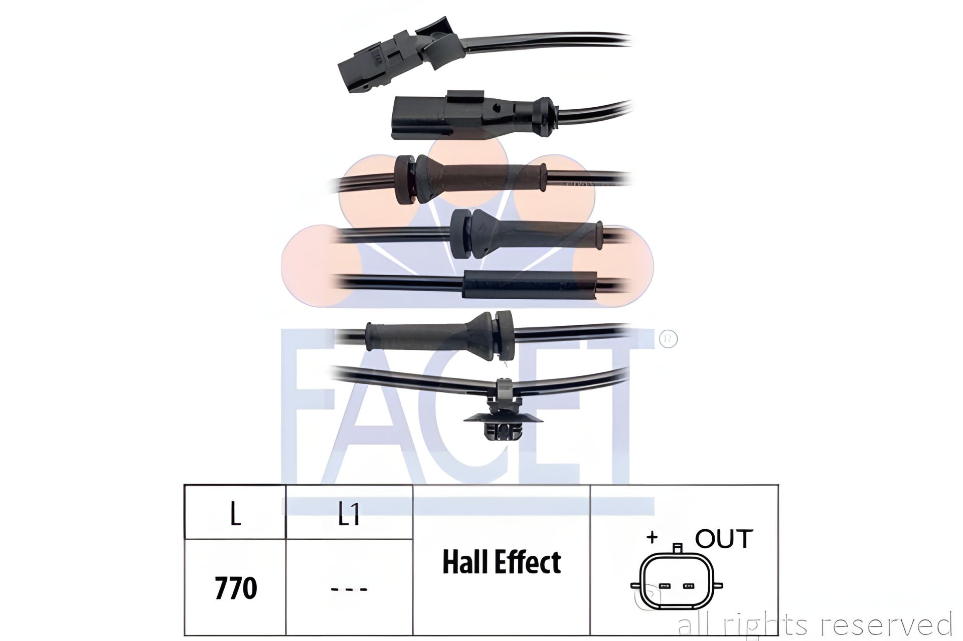 Датчик ABS NISSAN NV250, MERCEDES-BENZ CITAN, RENAULT KANGOO, FACET (210148) Датчик ABS NISSAN NV250, MERCEDES-BENZ CITAN, RENAULT KANGOO, FACET (210148)