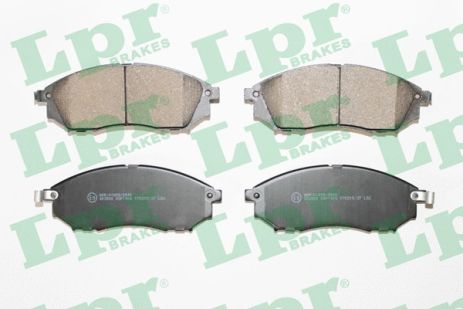 Комплект тормозных колодок, дисковый тормоз RENAULT KOLEOS, NISSAN NP300, LPR (05P1406)