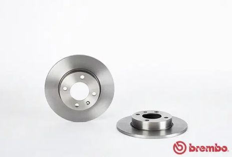 Диск тормозной SEAT IBIZA, AUDI 80, VW POLO, BREMBO (08263134)