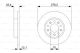 Диск гальмівний JEEP RENEGADE, FIAT 500X, ALFA ROMEO, BOSCH (0986479292)