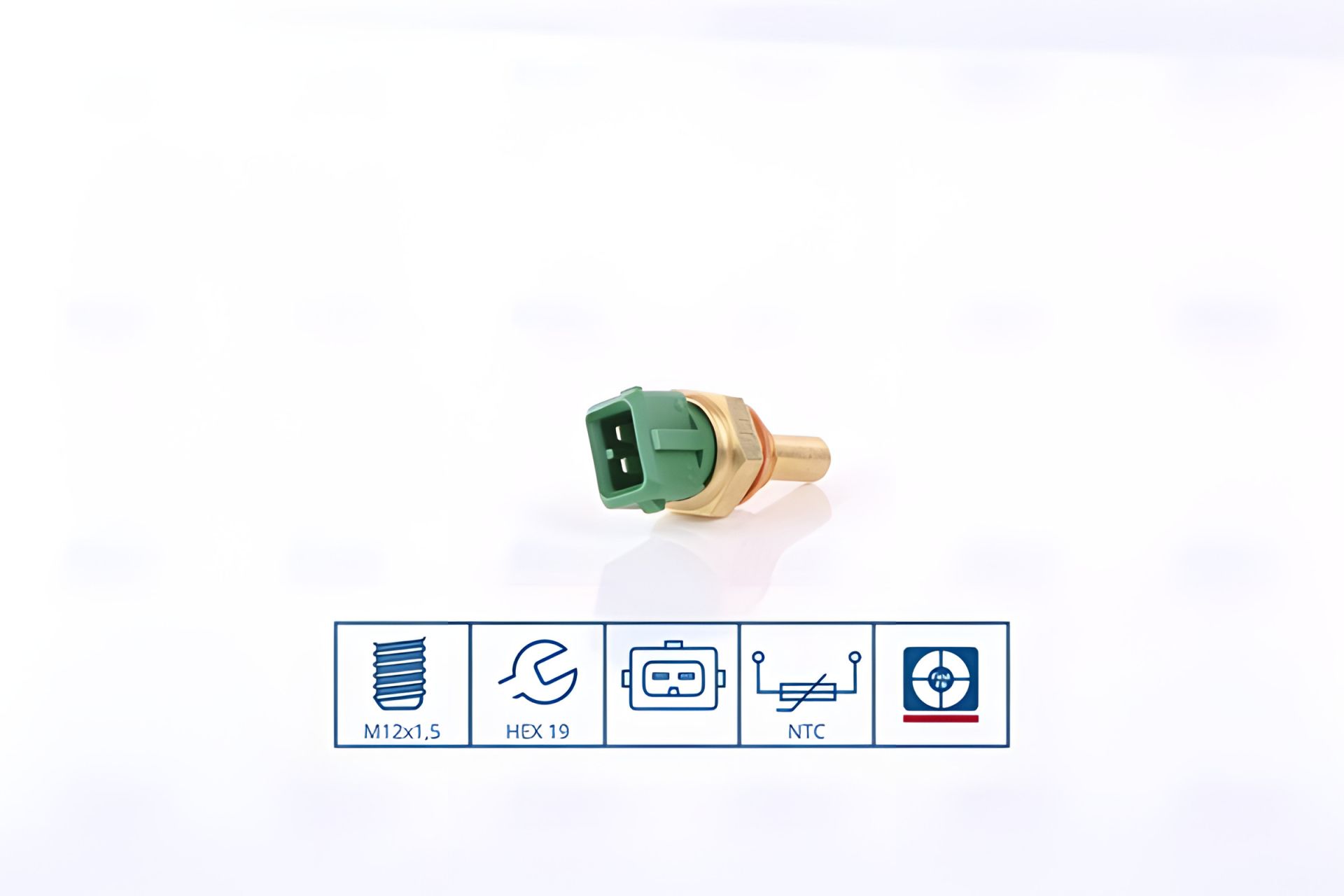 Датчик температуры для CITROËN SAXO, PEUGEOT 806, PEUGEOT 106, NISSENS (207041) Датчик температуры для CITROËN SAXO, PEUGEOT 806, PEUGEOT 106, NISSENS (207041)