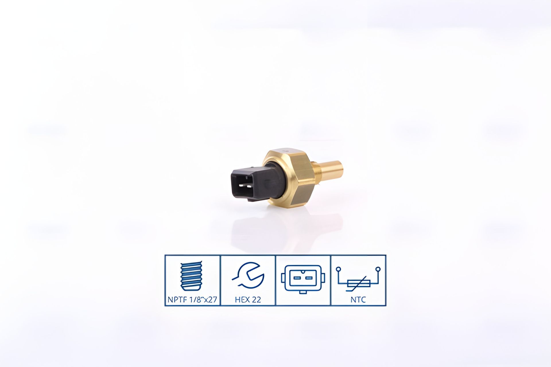 Датчик температури MAZDA 121, FORD TRANSIT, FORD TOURNEO, NISSENS (207060) Датчик температури MAZDA 121, FORD TRANSIT, FORD TOURNEO, NISSENS (207060)