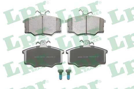 Комплект тормозных колодок дисковых VOLVO 340-360, AUDI COUPE, LPR (05P188) Комплект тормозных колодок дисковых VOLVO 340-360, AUDI COUPE, LPR (05P188)