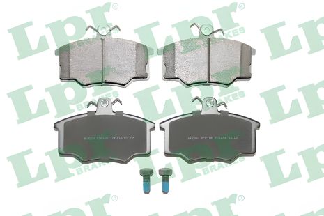 Дискові гальмівні колодки комплект VOLVO 340-360, AUDI COUPE, LPR (05P188)