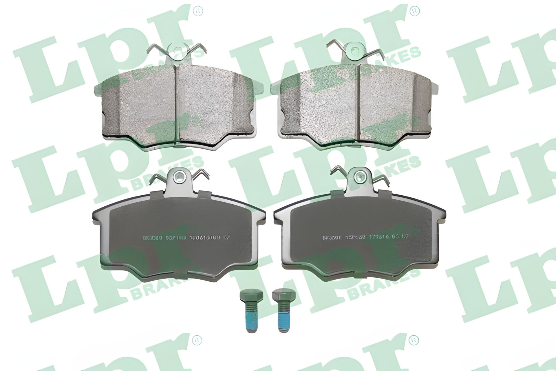 Дискові гальмівні колодки комплект VOLVO 340-360, AUDI COUPE, LPR (05P188) Дискові гальмівні колодки комплект VOLVO 340-360, AUDI COUPE, LPR (05P188)