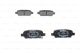 Комплект тормозных колодок, дисковый тормоз SUZUKI GRAND VITARA, BOSCH (0986494861)