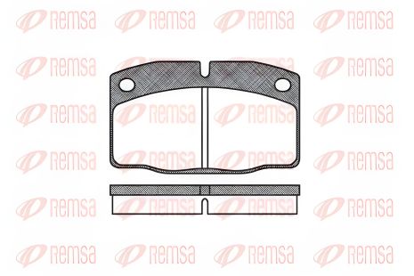 Комплект гальмівних колодок, дискове гальмо OPEL ASTRA, OPEL KADETT, REMSA (010100) BrakePadSet Комплект гальмівних колодок, дискове гальмо OPEL ASTRA, OPEL KADETT, REMSA (010100) BrakePadSet