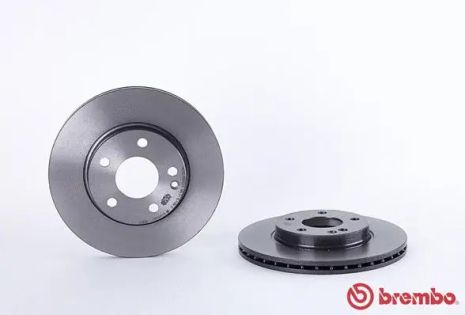 Диск тормозной MERCEDES-BENZ B-CLASS, MERCEDES-BENZ A-CLASS, BREMBO (09868011)