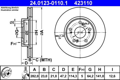 ΠΠΈΡΠΊ ΡΠΎΡΠΌΠΎΠ·Π½ΠΎΠΉ HONDA FR-V, HONDA CIVIC, HONDA STREAM, ATE (24012301101) ΠΠΈΡΠΊ ΡΠΎΡΠΌΠΎΠ·Π½ΠΎΠΉ HONDA FR-V, HONDA CIVIC, HONDA STREAM, ATE (24012301101)