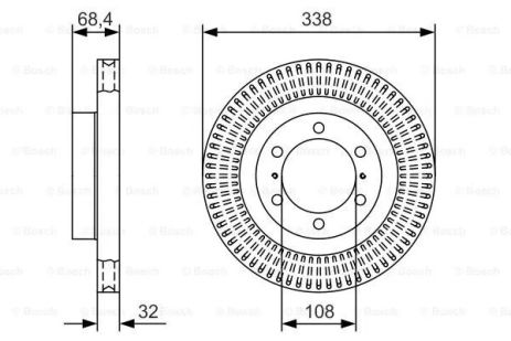 ΠΠΈΡΠΊ Π³Π°Π»ΡΠΌΡΠ²Π½ΠΈΠΉ LEXUS GX, TOYOTA LAND, TOYOTA 4, BOSCH (0986479A65) ΠΠΈΡΠΊ Π³Π°Π»ΡΠΌΡΠ²Π½ΠΈΠΉ LEXUS GX, TOYOTA LAND, TOYOTA 4, BOSCH (0986479A65)