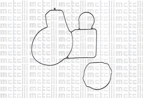 Водяной насос BMW 5-F10/F11 (2009), METELLI (241116) Водяной насос BMW 5-F10/F11 (2009), METELLI (241116)