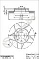 Диск гальмівний CHEVROLET LANOS, DAEWOO NEXIA, DAEWOO LANOS, BREMBO (09309075)