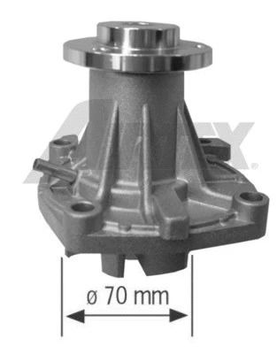 Водяний насос, помпа DODGE CARAVAN, JEEP GRAND, FORD SCORPIO, AIRTEX (1651)
